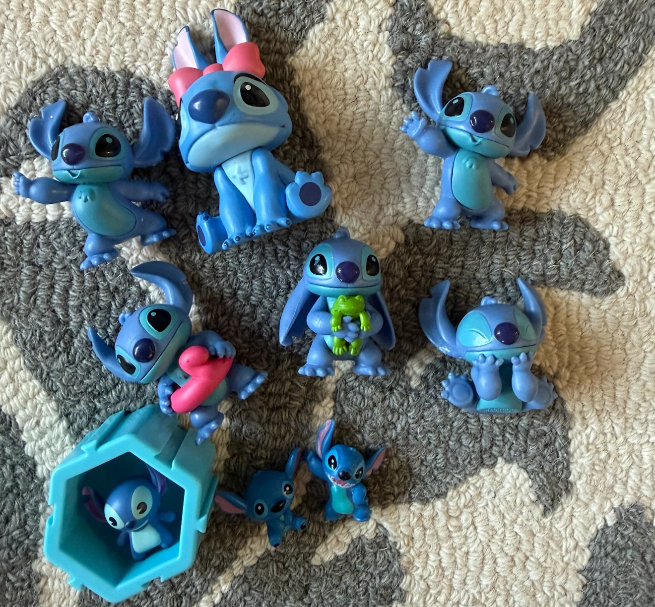 Disney Stitch Figurines Lot