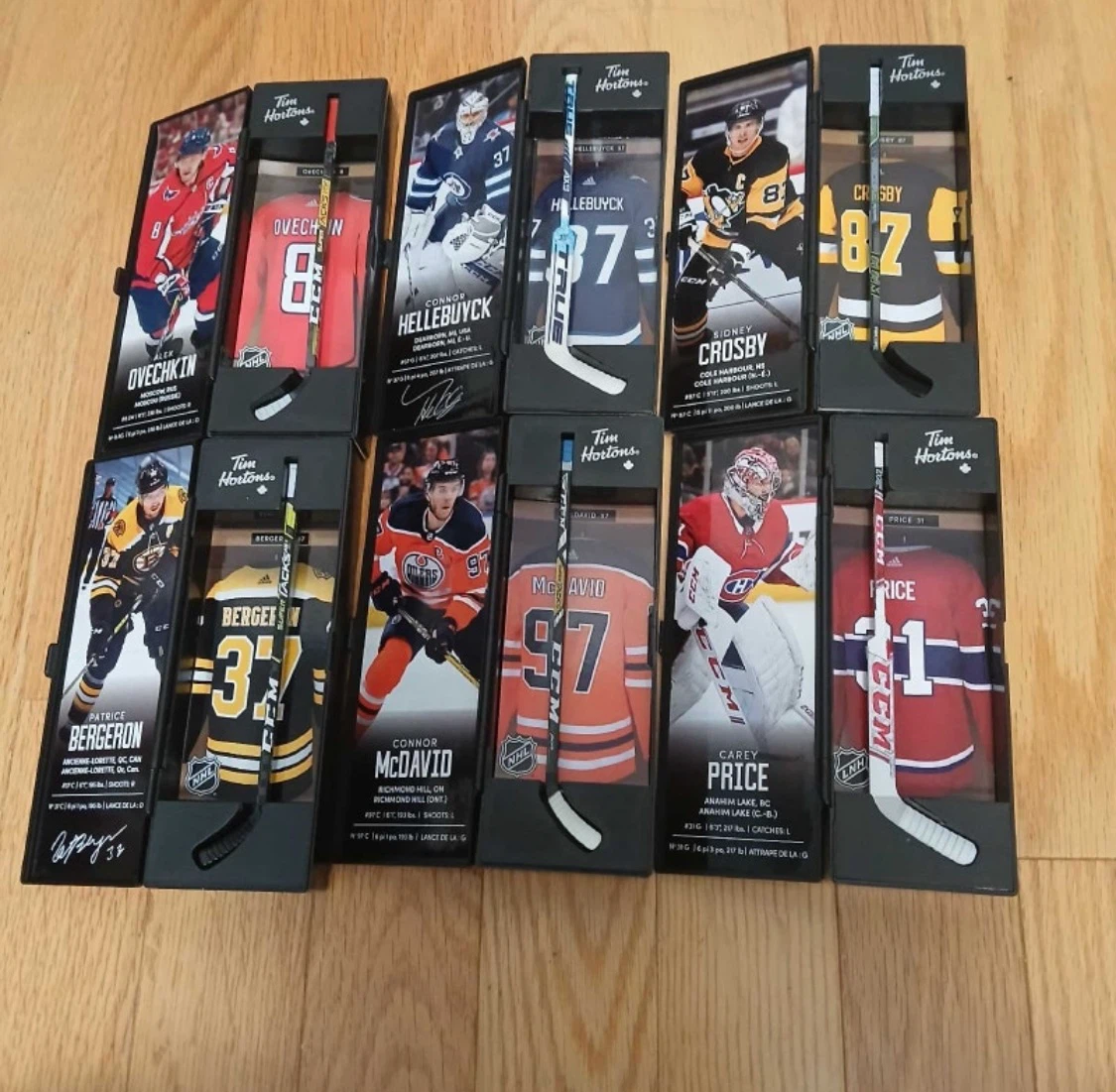 Tim Hortons NHL Player Jersey Collectibles