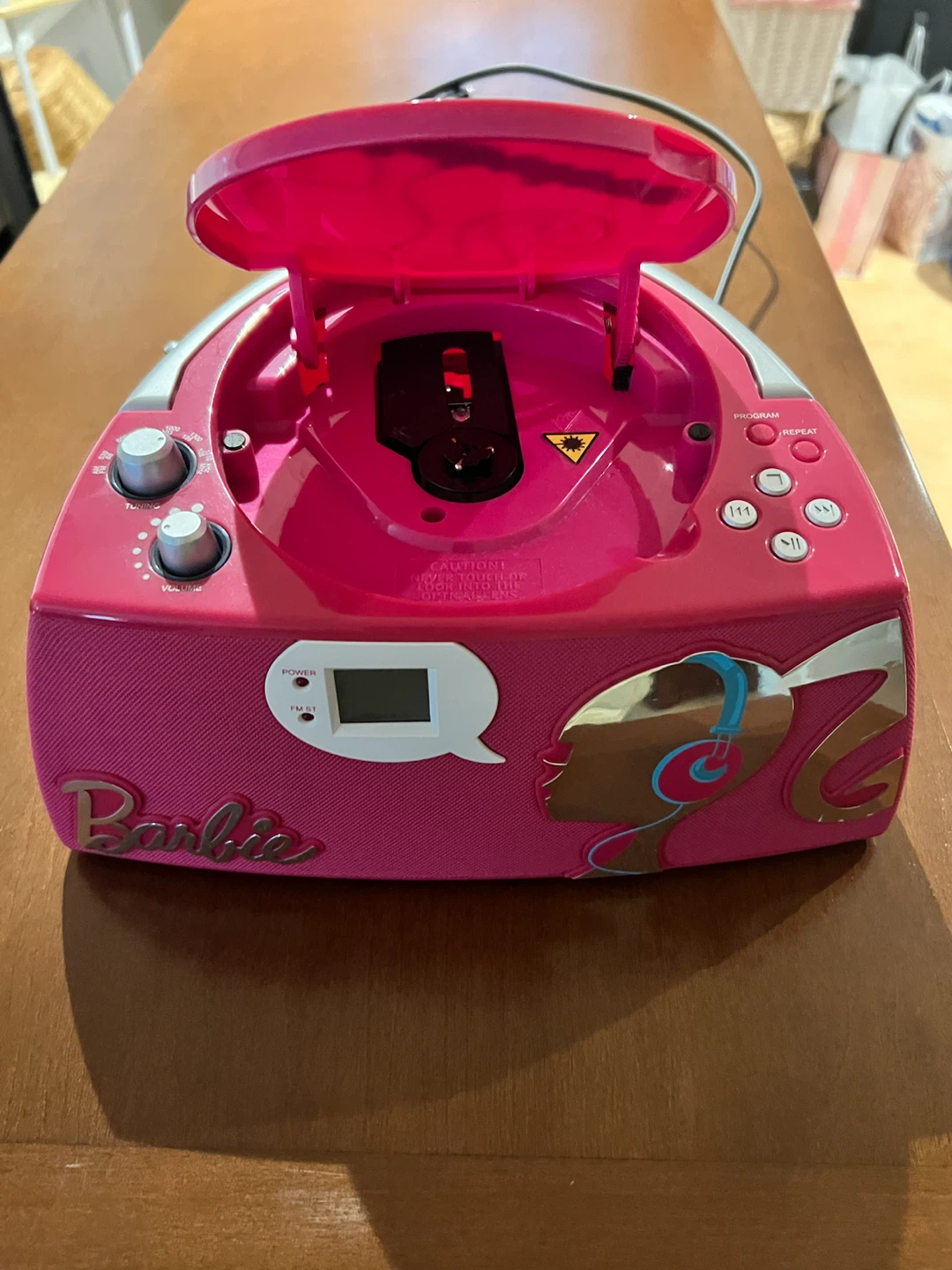 Vintage Barbie CD Player Boombox with Radio