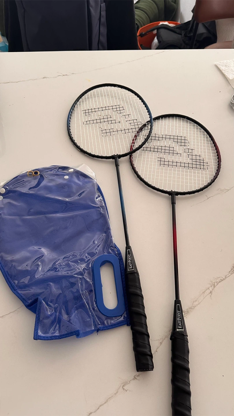 Eastpoint Badminton Rackets (2) with Cover