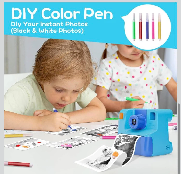 HD Selfie Kids Instant Camera with Printer - photo 4