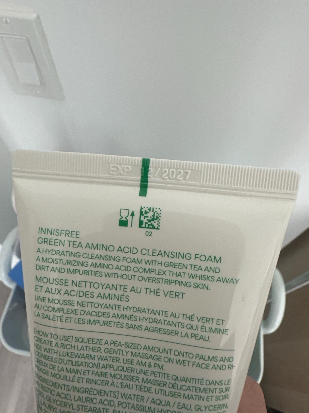Innisfree Green Tea Amino Acid Cleansing Foam & Oil Set - photo 2