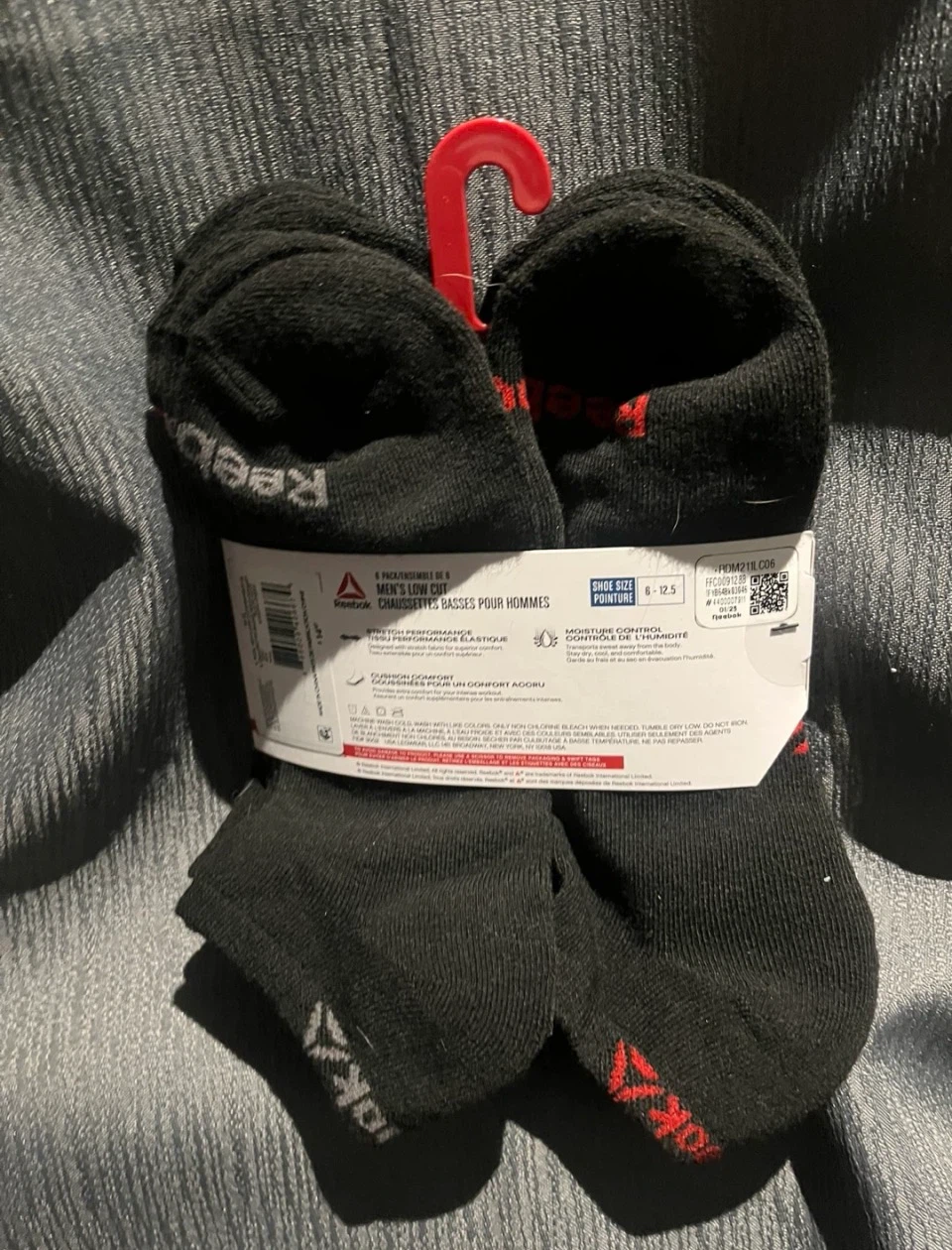 Reebok Men's Low Cut Socks - 6 Pack - photo 2