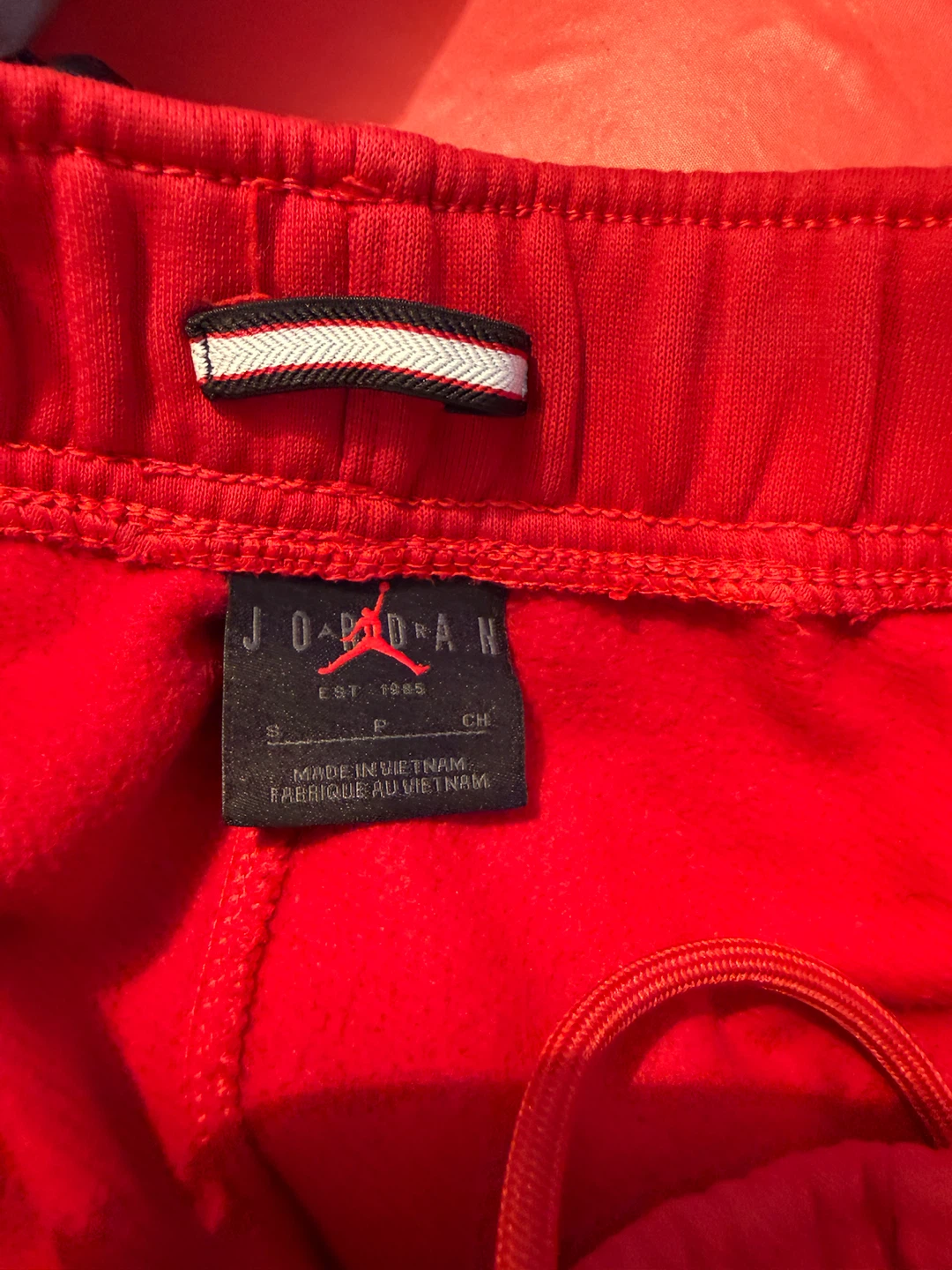 Jordan Red Sweatpants Size Small - photo 3