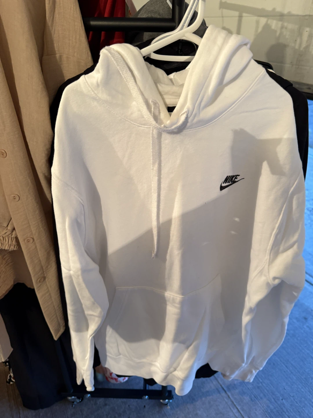 Nike White Hoodie