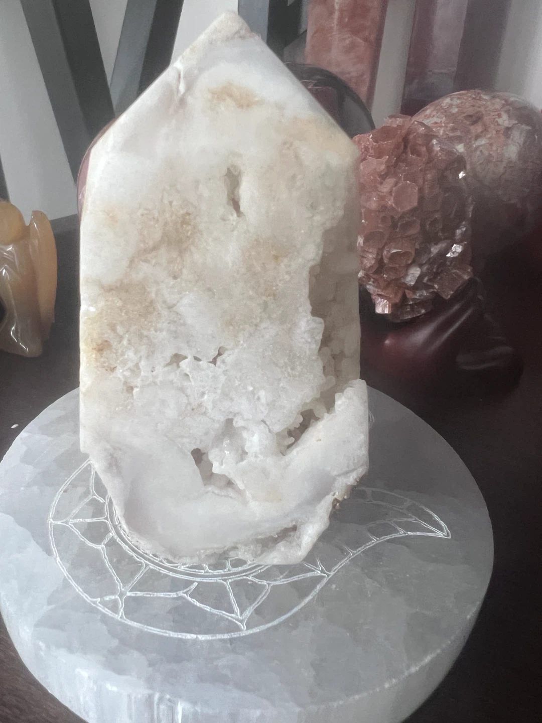 DRUZY AGATE STONE POINT - photo 3
