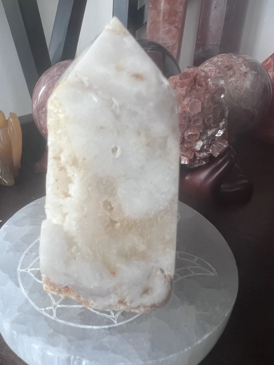 DRUZY AGATE STONE POINT - photo 4