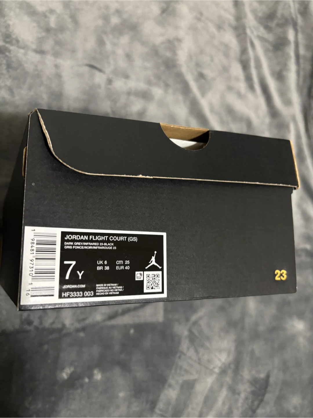 Jordan Flight Court 7Y Dark Grey/Infrared Black - photo 5