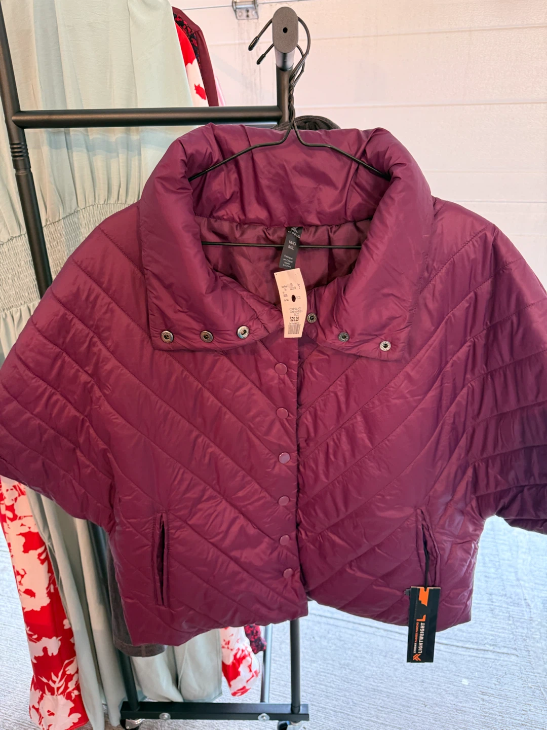 Kyomi Puffer Cape M/L