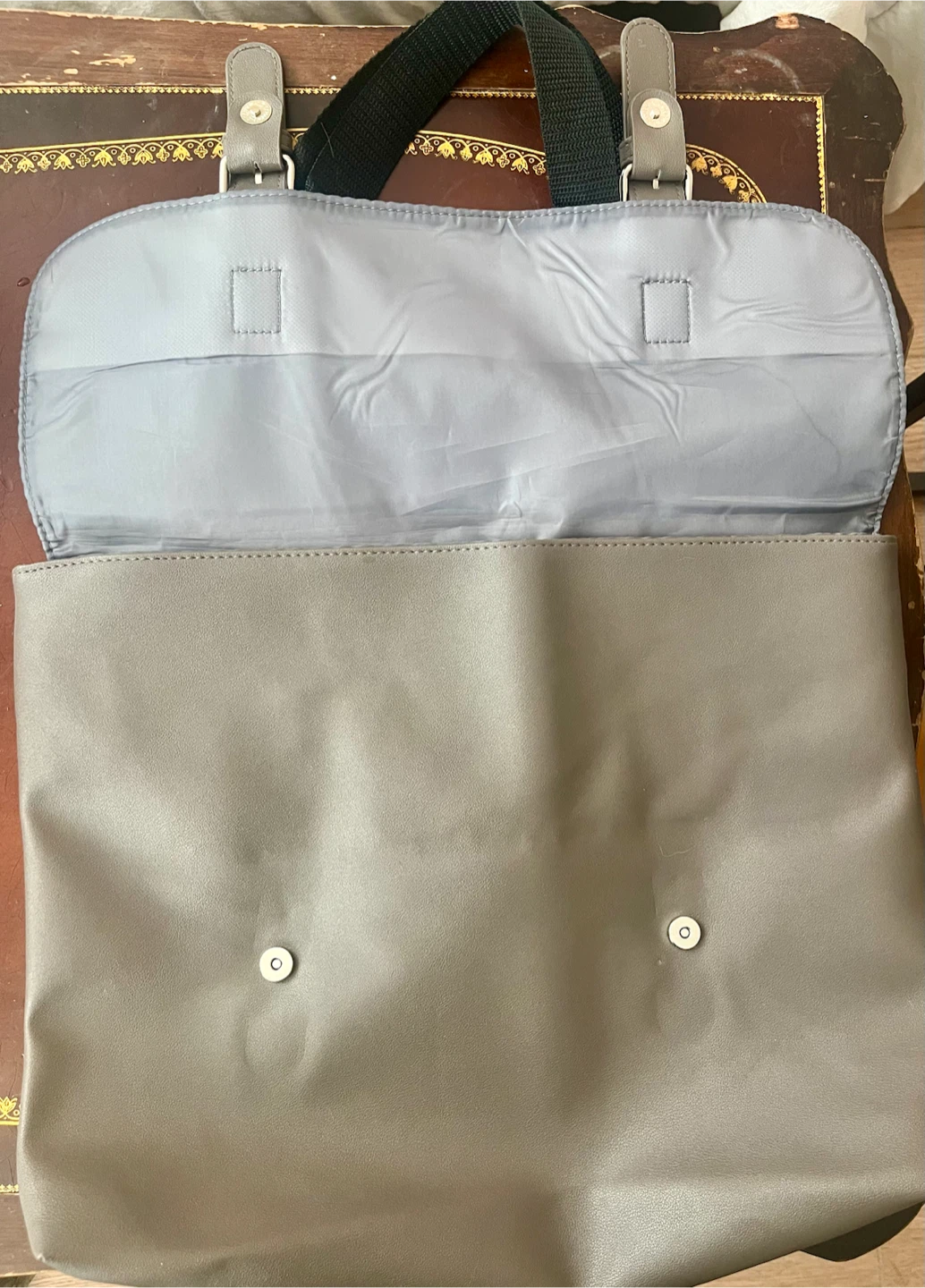 Brand New Maclean's Grey Satchel Bag - photo 2