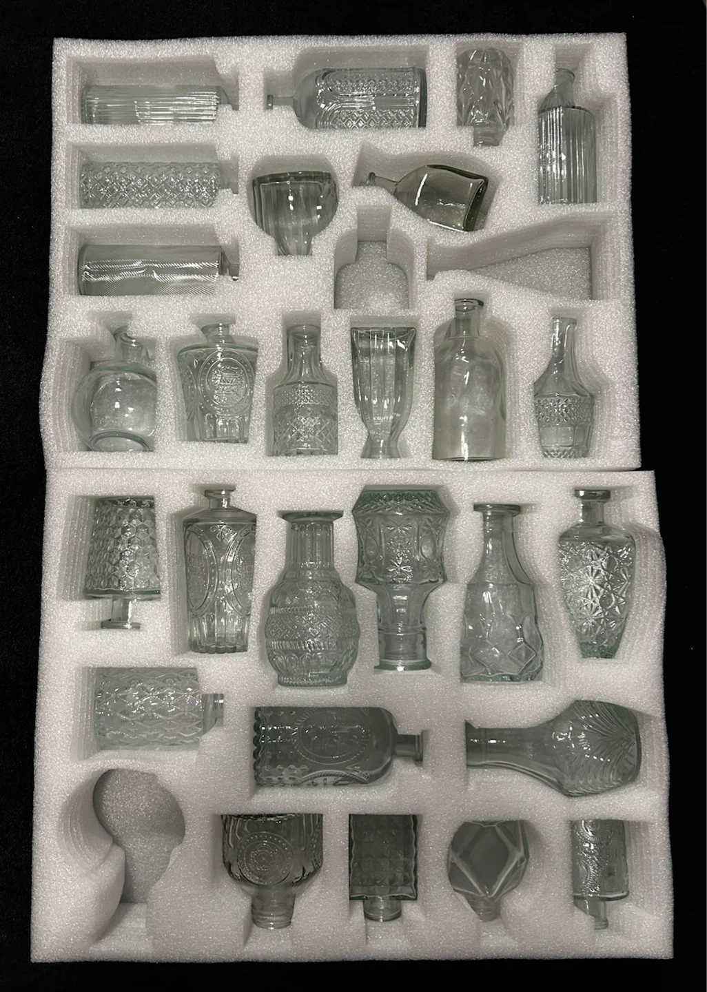 Set of 27 Bud Vases