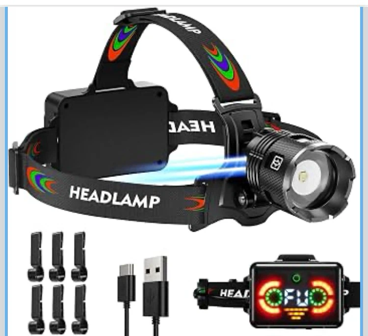 Headlamp with Long Battery Life and Multiple Modes