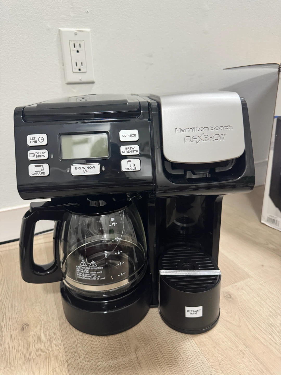 COFFEE MAKER, HAMILTON BEACH FELX DREW TRIO 12-CUP - photo 2