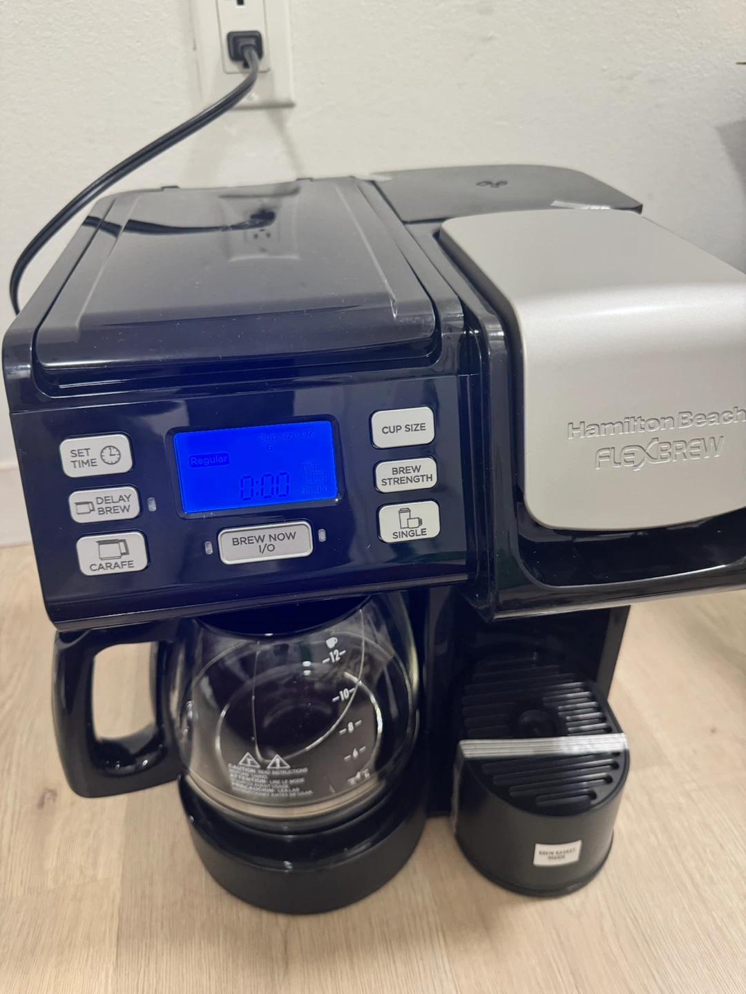 COFFEE MAKER, HAMILTON BEACH FELX DREW TRIO 12-CUP - photo 5