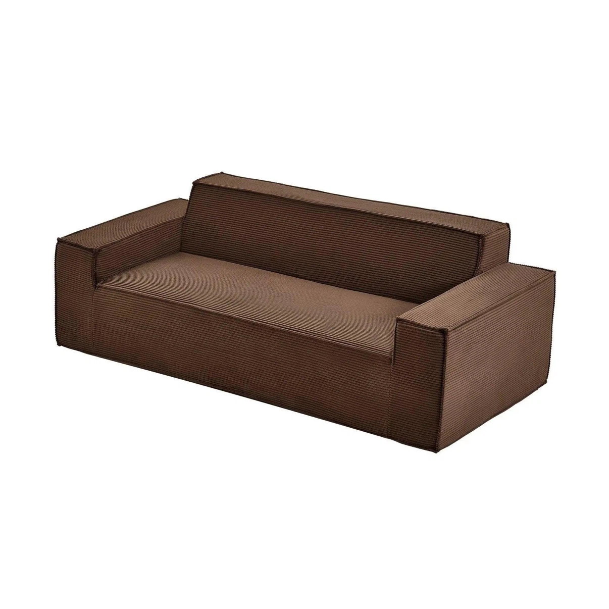 Brown Corduroy Sofa - Model 8021-1