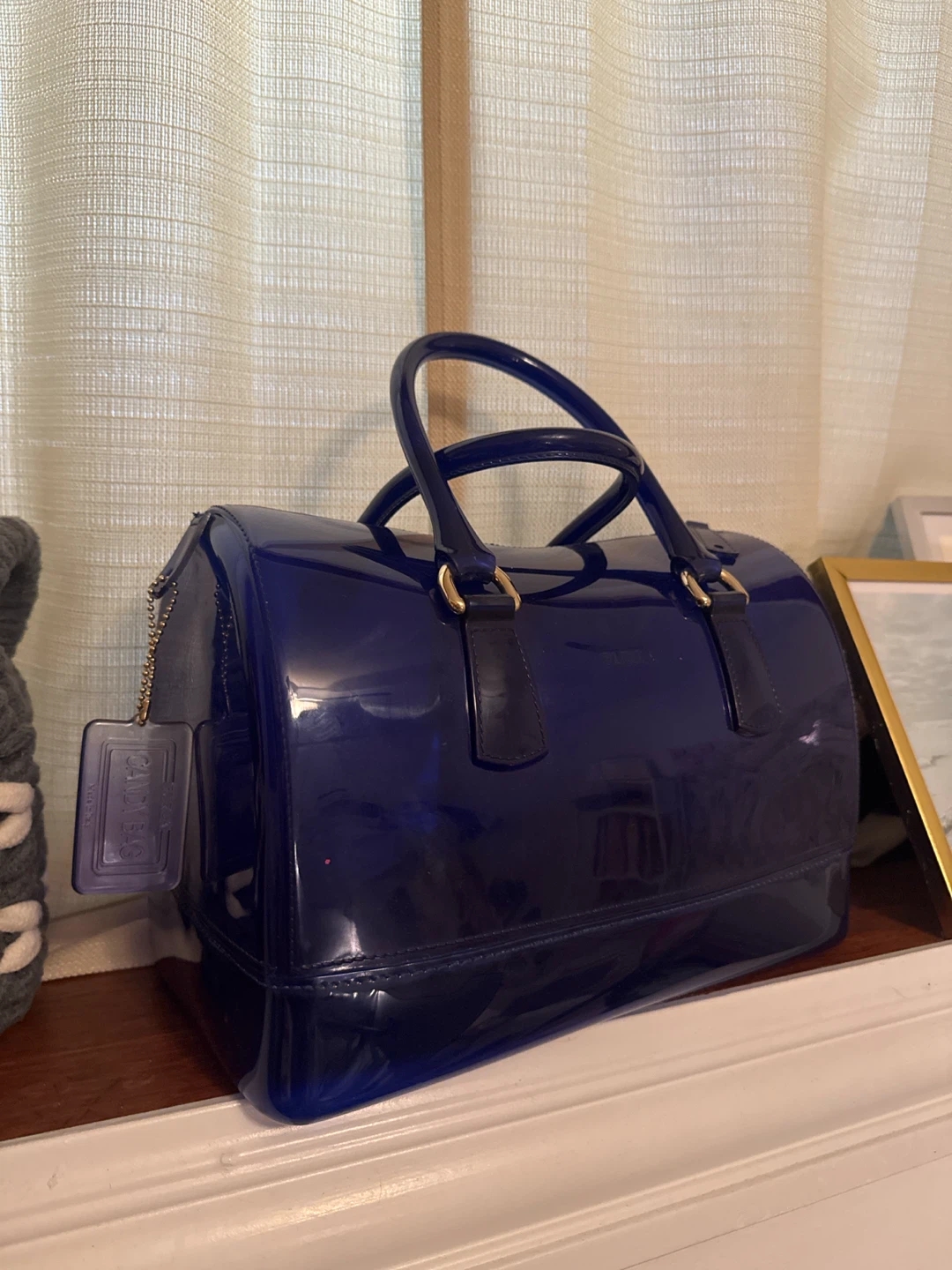 Furla Royal Blue Candy Satchel Bag - photo 2