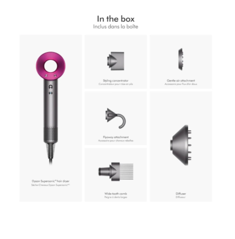 Dyson Supersonic Hair Dryer - Pink/Grey - photo 5