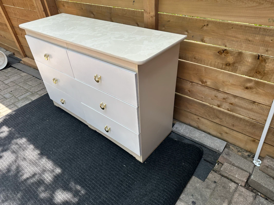 Cream Dresser with 6 Drawers - photo 2