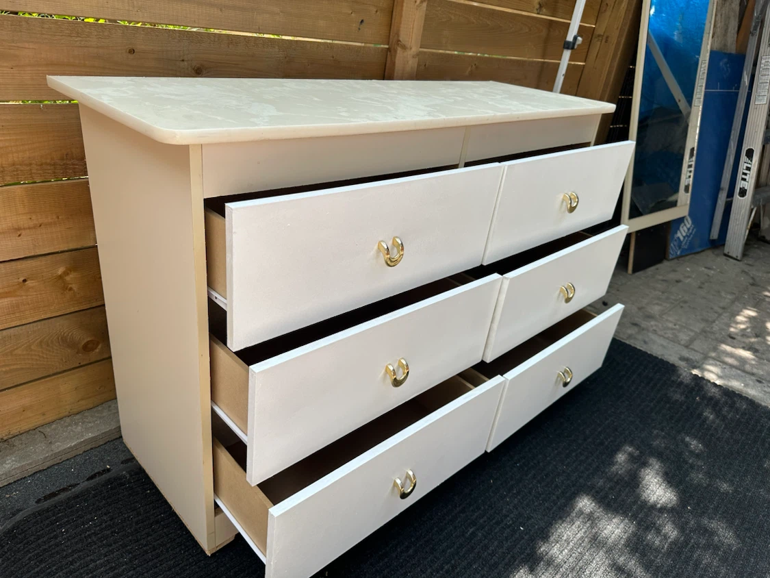 Cream Dresser with 6 Drawers - photo 4