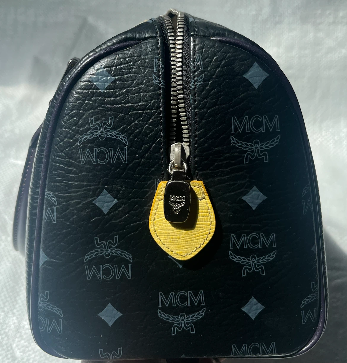 MCM Lion Print Boston Bag - photo 5