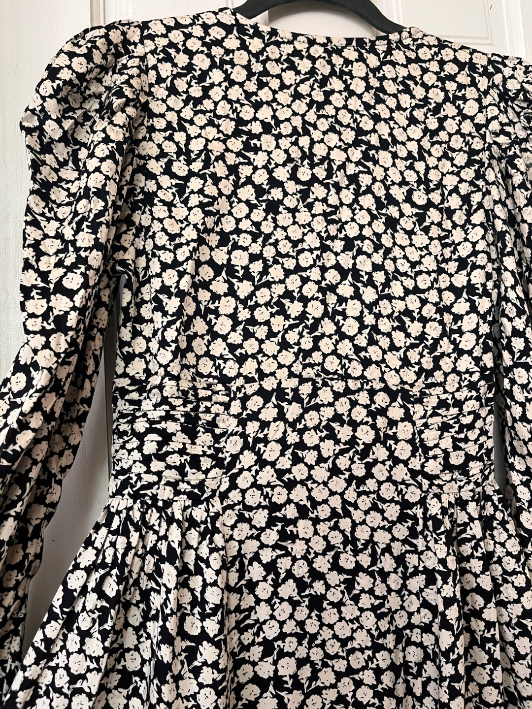 MNG Floral Print Puff Sleeve Midi Dress XXS - photo 4