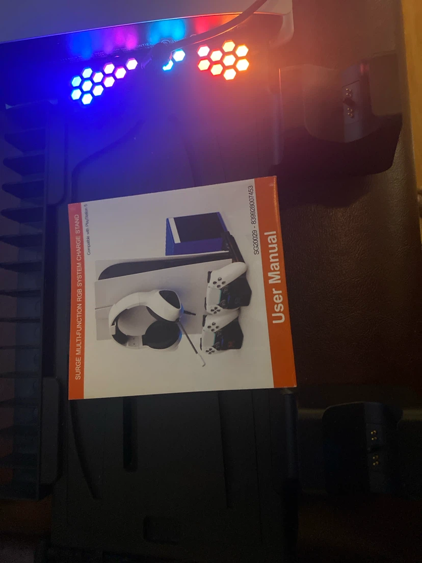 SURGE Multi-Function RGB System Charge Stand for PS5