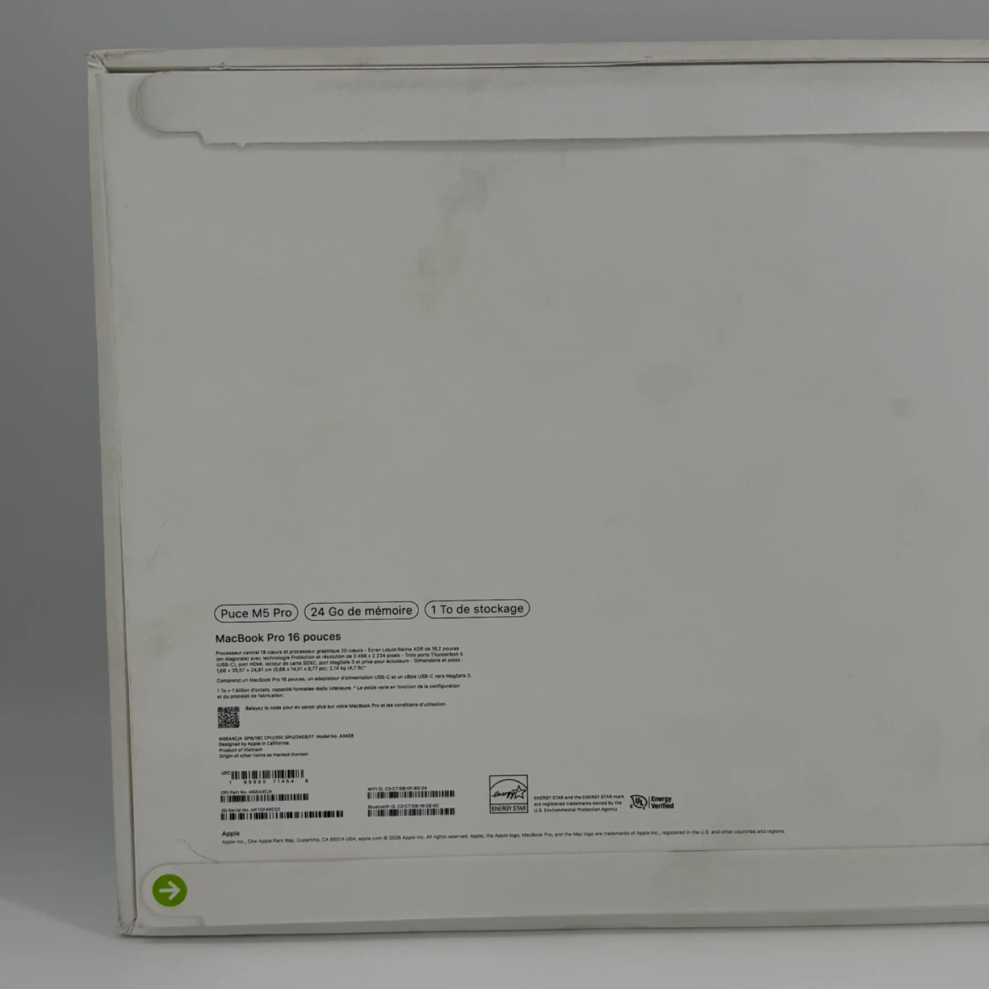 Apple MacBook Pro 16-inch M5 Pro 24GB 1TB New - photo 2