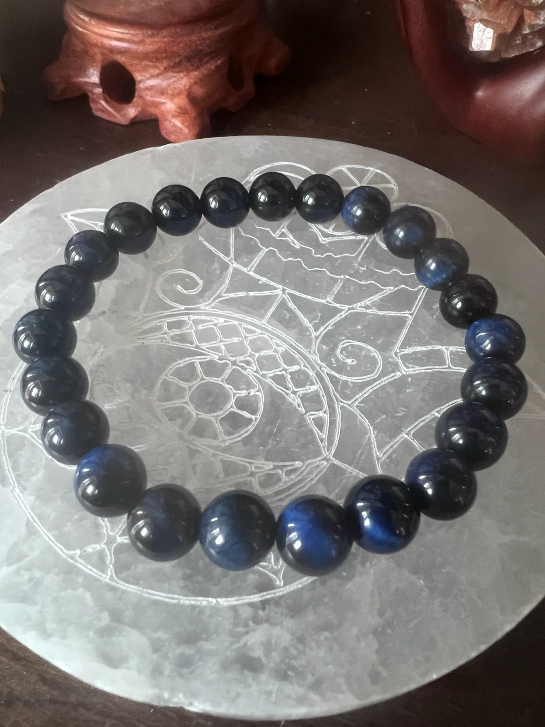 GALAXY TIGER EYE BRACELET BLUE - photo 2