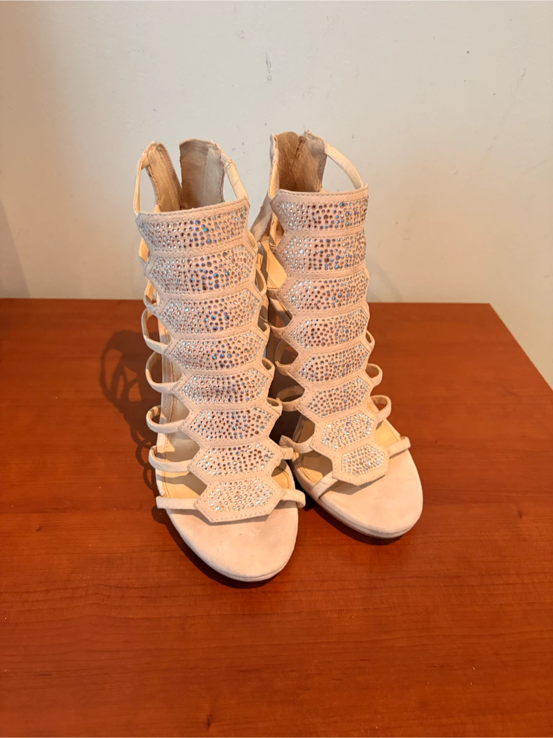 Women's Imagine by Vince Camuto Strappy Heels with Rhinestones - photo 2