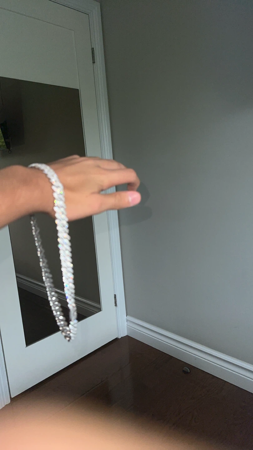 Iced Out Cuban Link Chain Necklace - photo 3