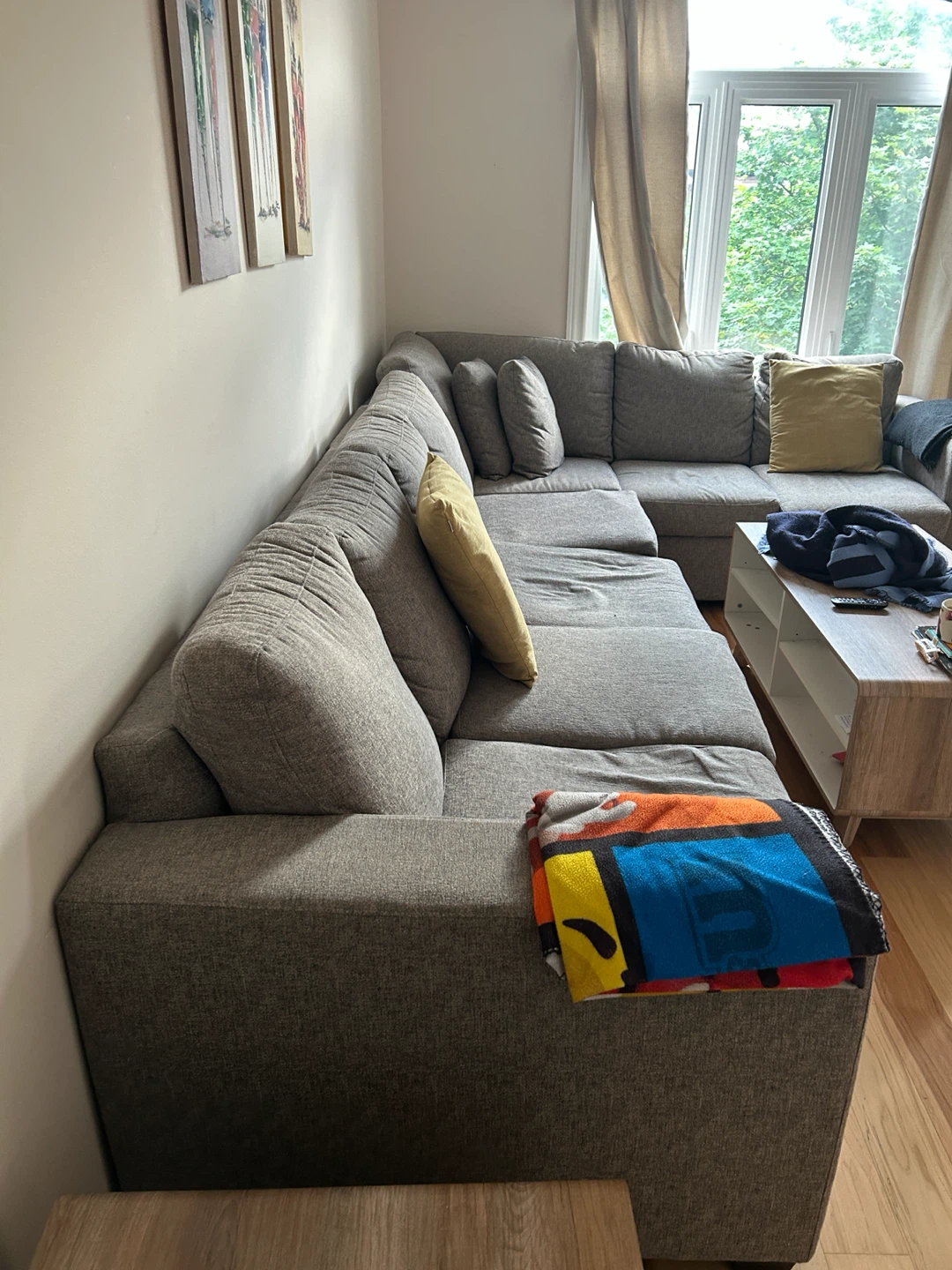 Grey Sectional Sofa Bed - must go by Monday - photo 5