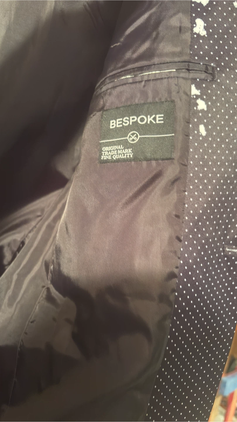 Bespoke Moda Snow Leopard men’s Blazer - Size 40 (Like New) - photo 5