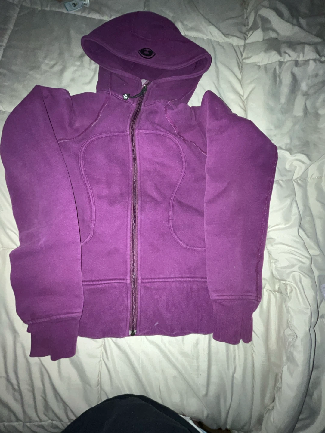 Lululemon Purple Zip-Up Hoodie