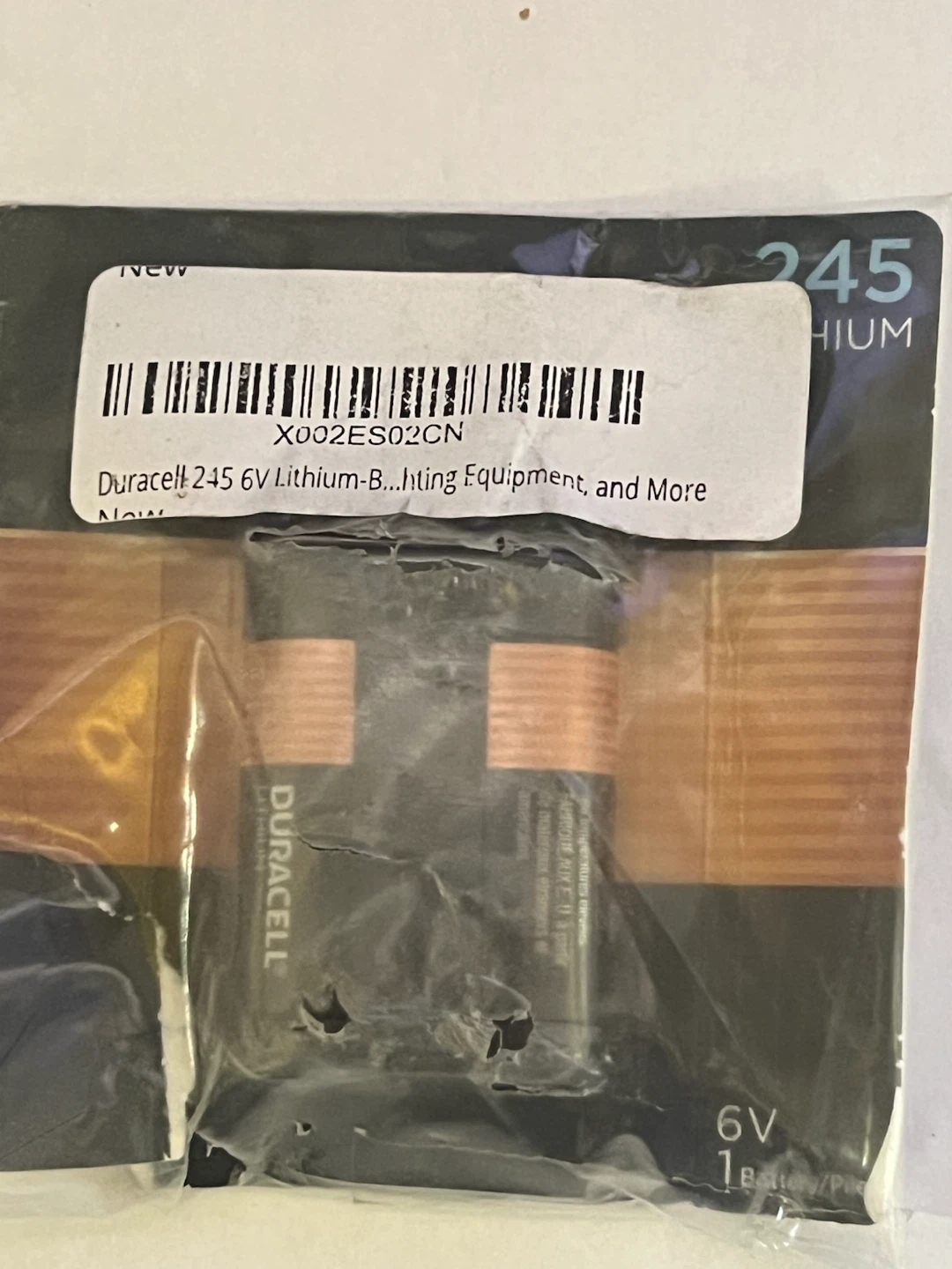 Duracell 245 Lithium 6V Batteries - photo 4