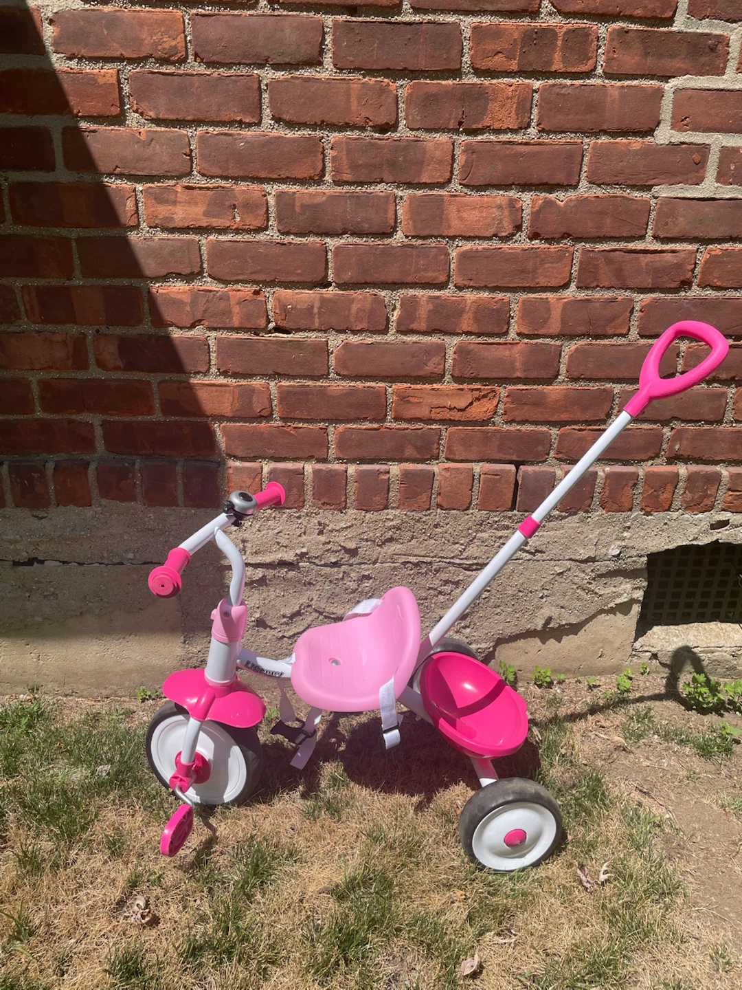 Pink Tricycle with Parent Handle - photo 2