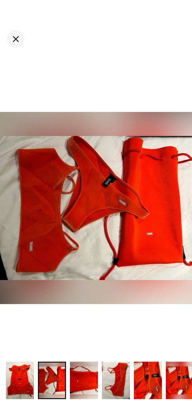 Pre-owned TRIANGL Swimsuit Set - Orange