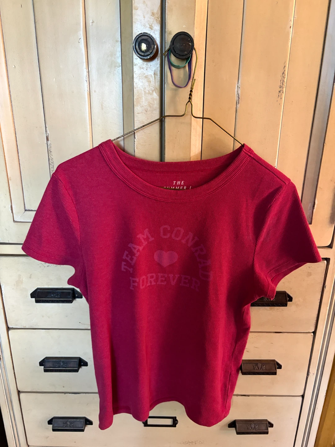 Women team Conrad forever t shirt size large