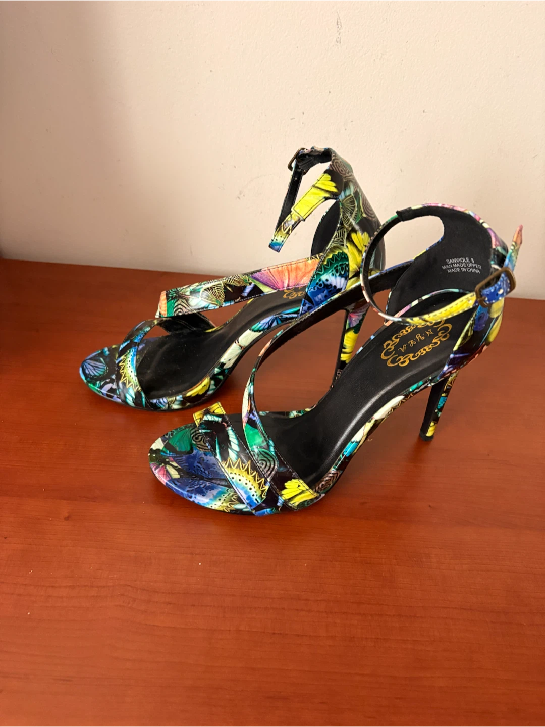 N.Y.L.A Butterfly Sanviole Women's Strappy Heels - photo 3