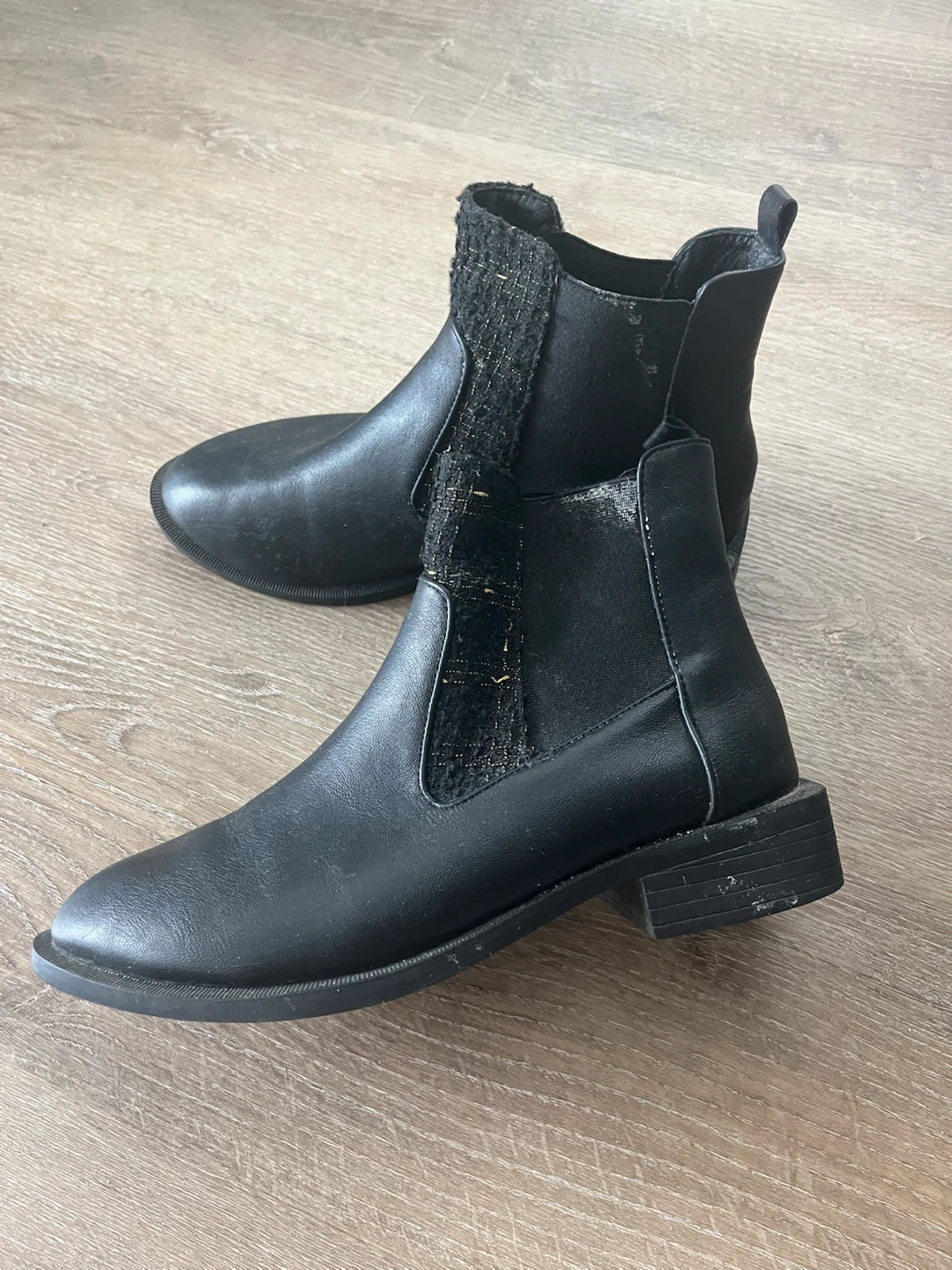 Black Ankle Boots EU 40