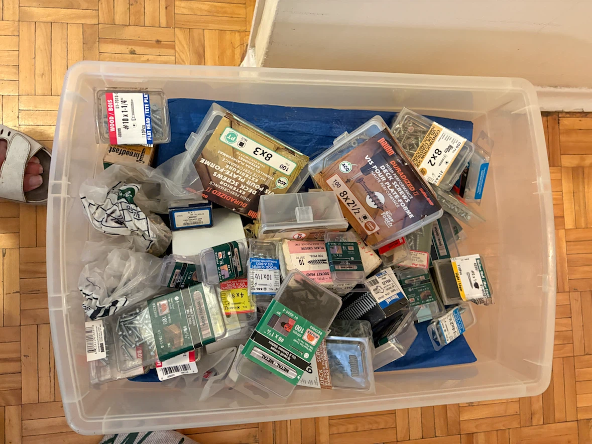 Assorted tools, estate sale