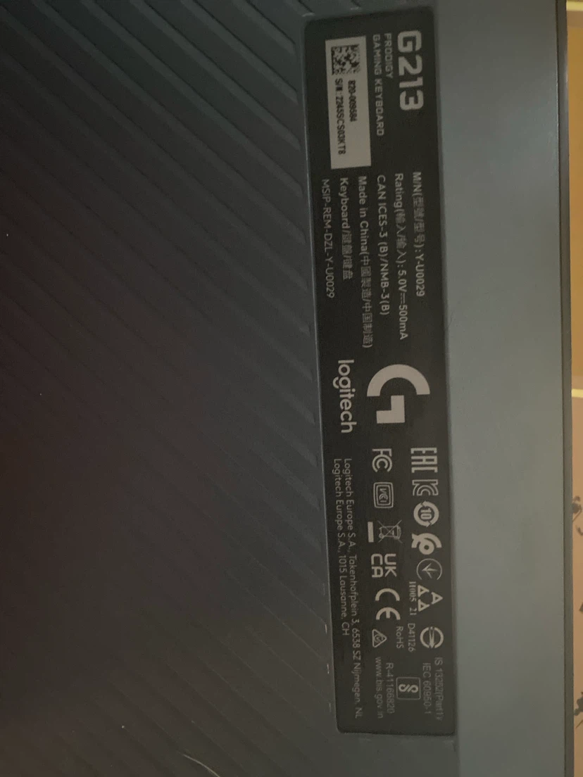 Logitech G213 Prodigy Gaming Keyboard - photo 2