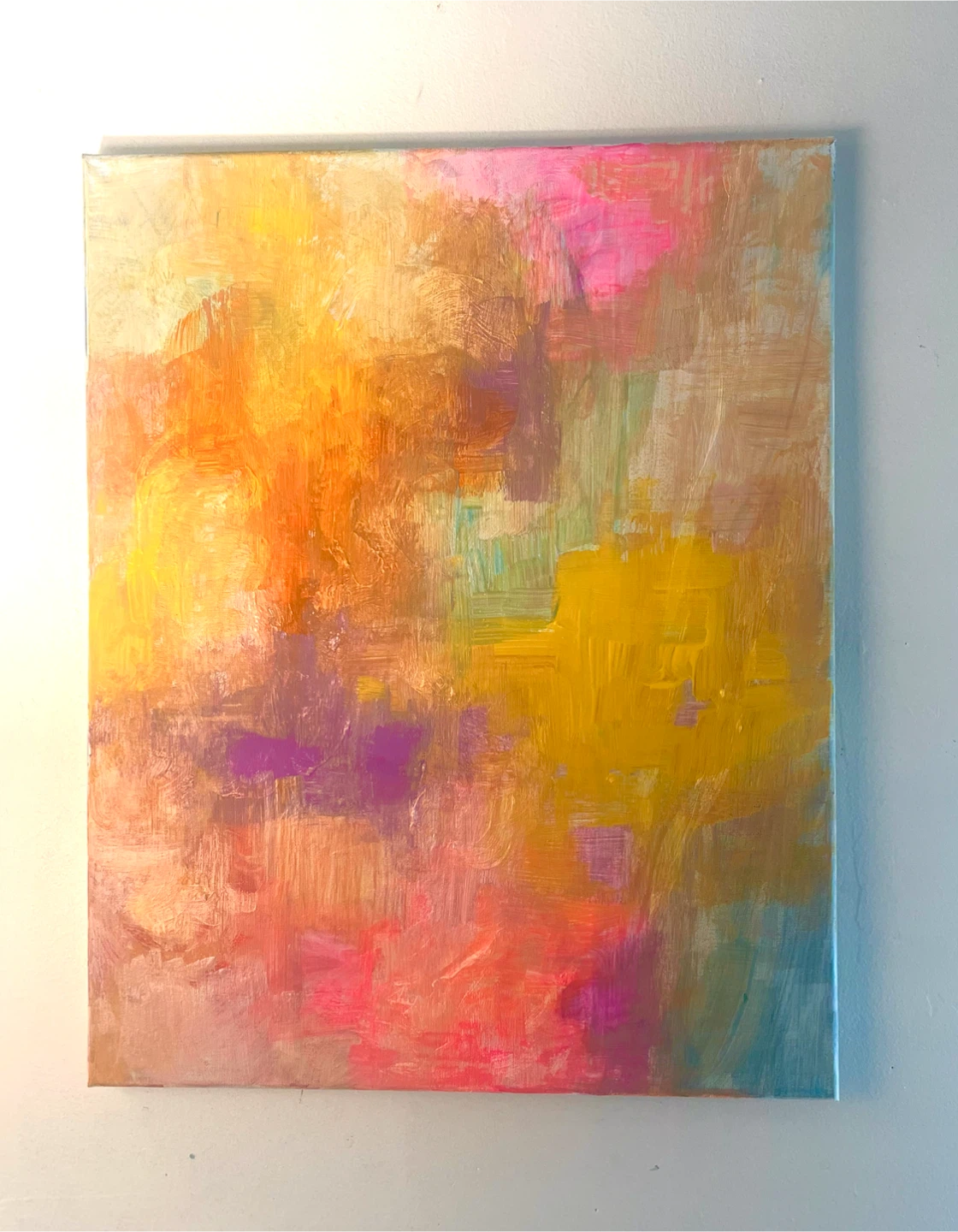 Abstract Canvas Painting 16 x 20