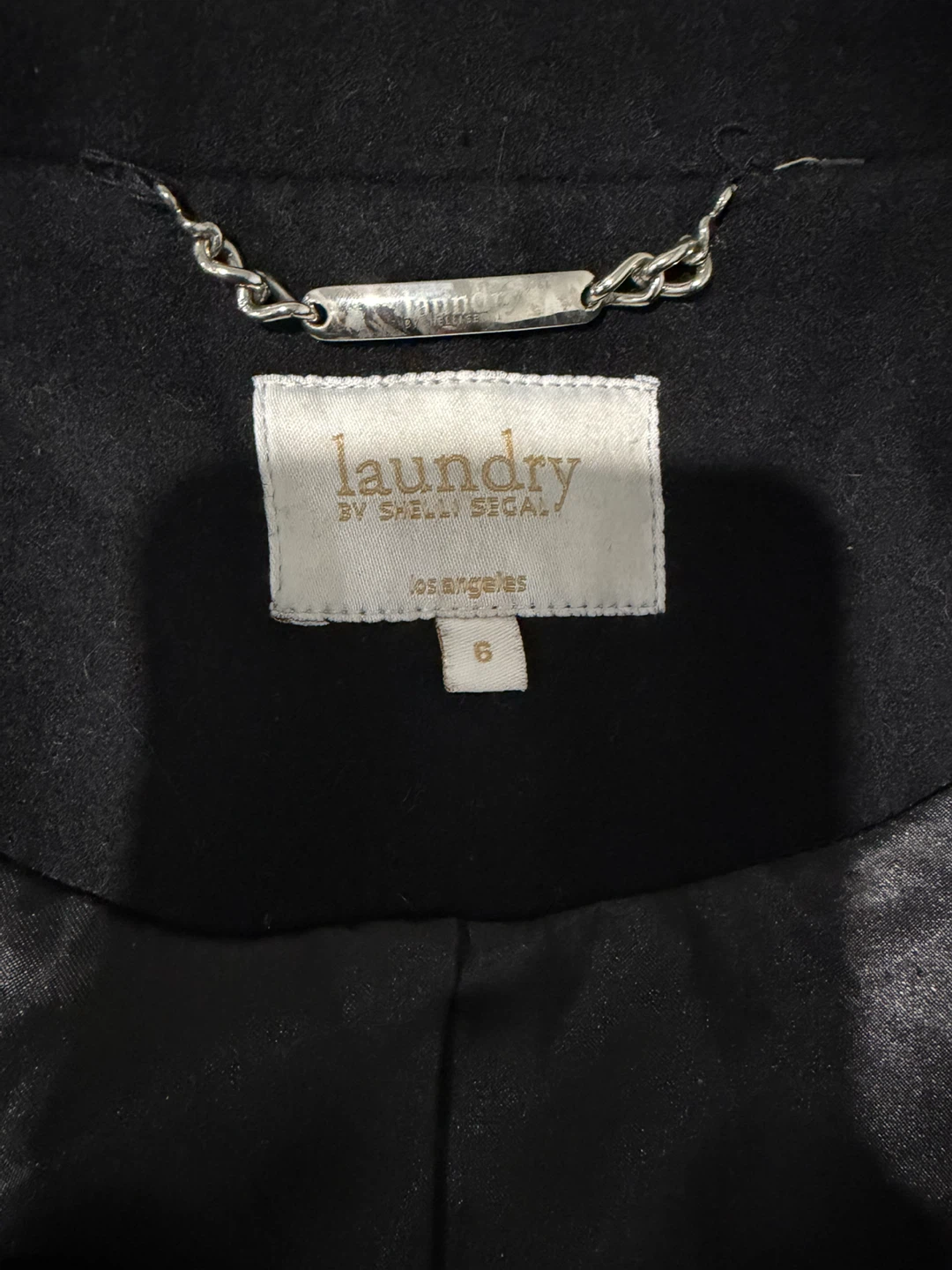 Laundry by Shelly Segal Black Double-Breasted Coat - photo 2