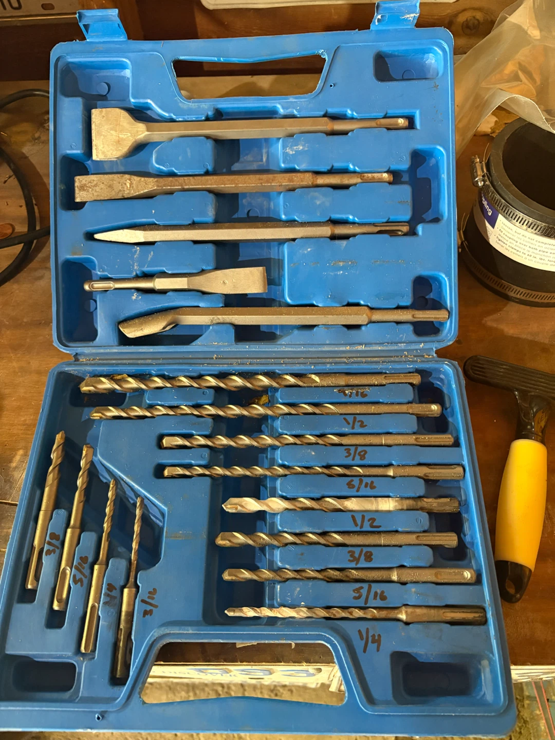 Mastercraft SDS-PLUS Drill Bit & Chisel Set