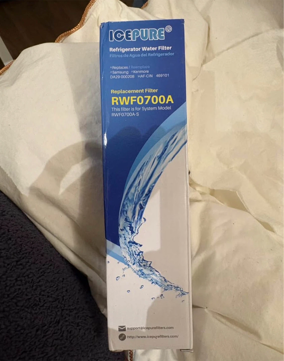 NEW 4X ICEPURE Refrigerator Water Filters RWF0700A