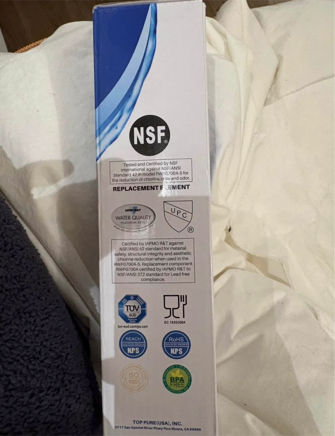 NEW 4X ICEPURE Refrigerator Water Filters RWF0700A - photo 2