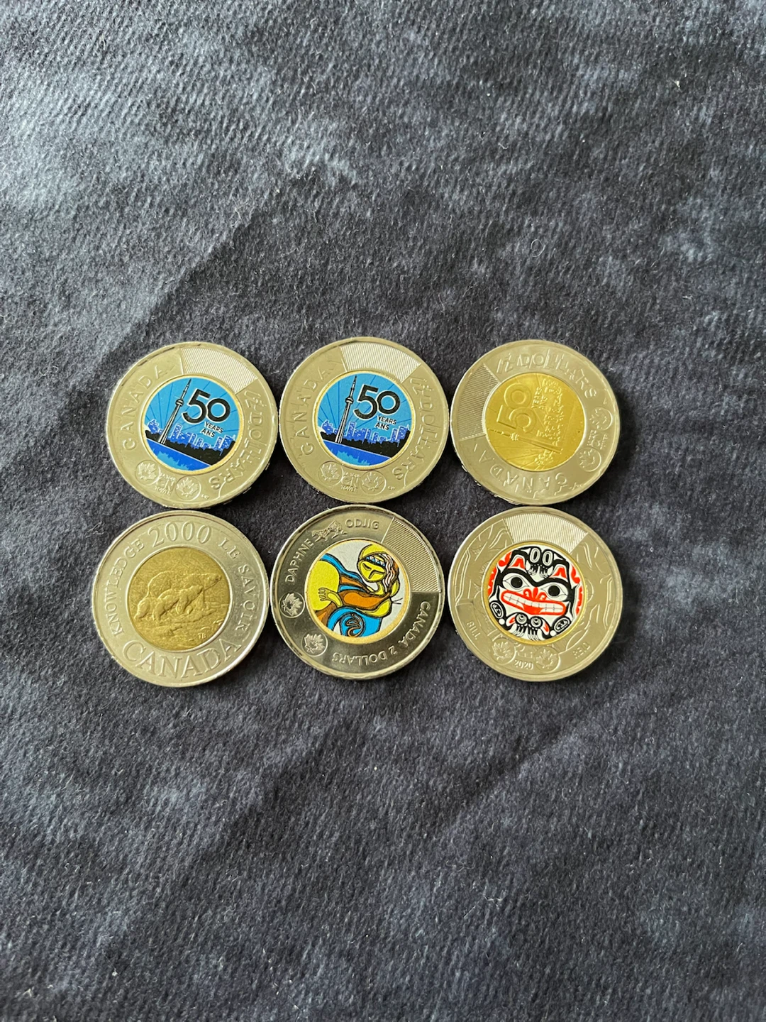 Canadian Toonie Coins - Variety Pack - photo 2