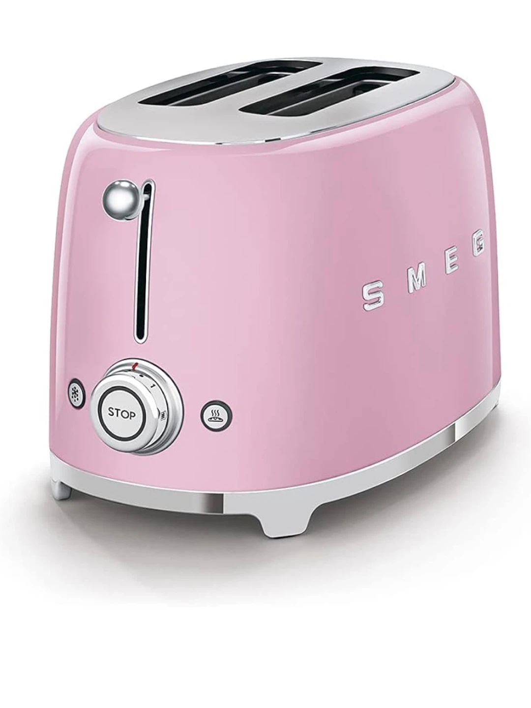 Smeg 2-Slice Toaster - Pastel Pink