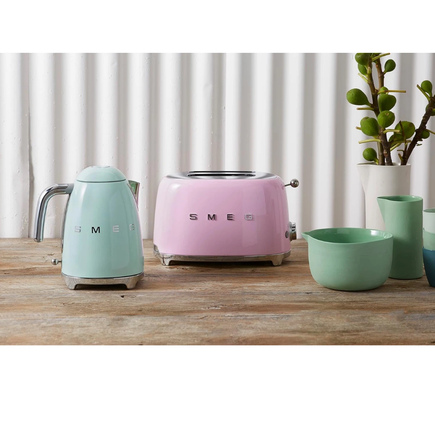 Smeg 2-Slice Toaster - Pastel Pink - photo 4