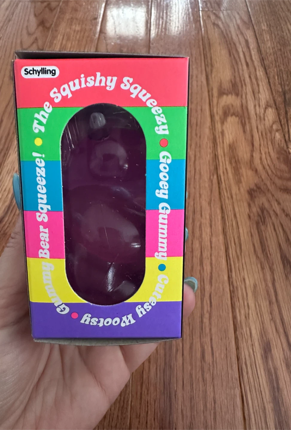 Schylling Nee Doh Gummy Bear Squishy Toy (Purple) - photo 2